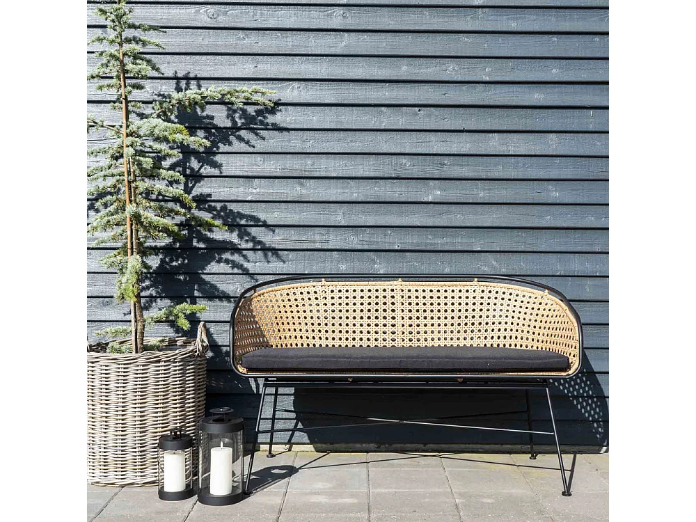 Lot de 4 paniers en rotin naturel CAOR – Design bohème