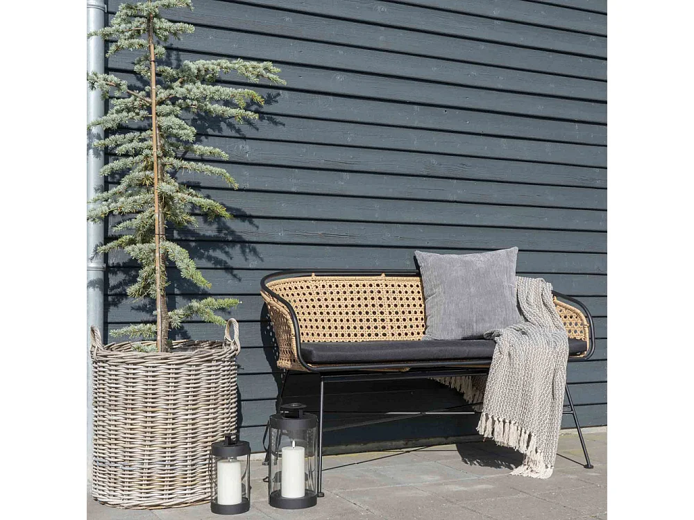 Lot de 4 paniers en rotin naturel CAOR – Design bohème