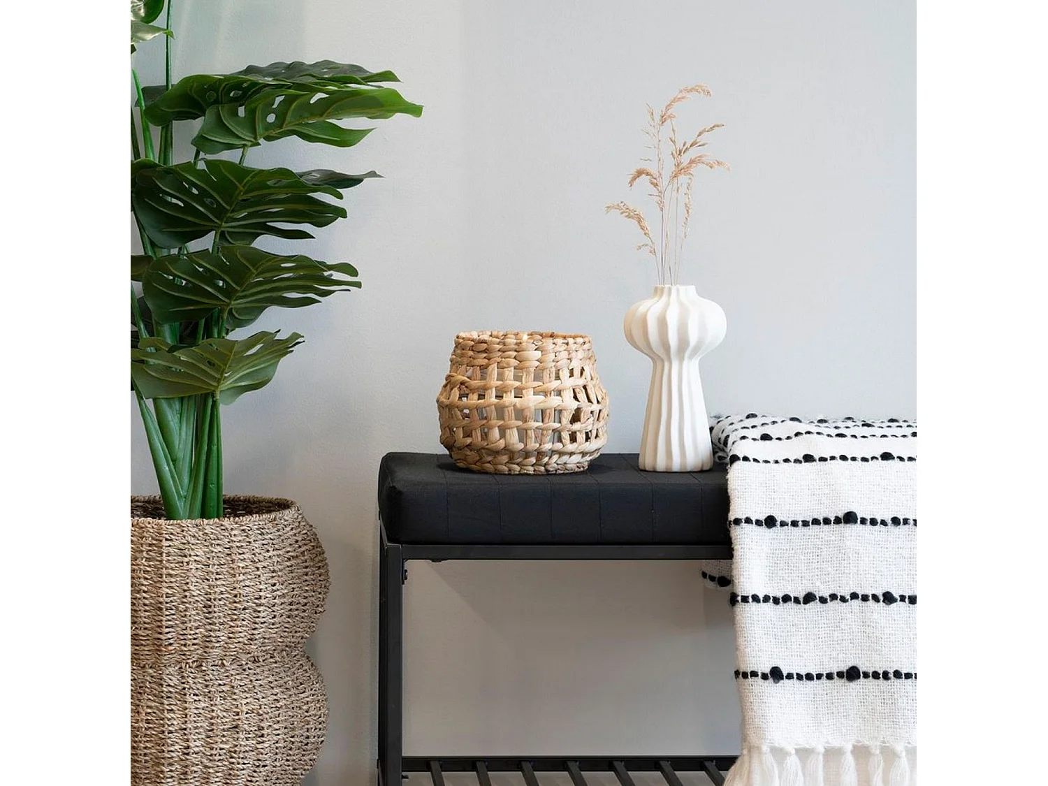 Set van 2 ronde SARBAS manden – Natuurlijk zeegras