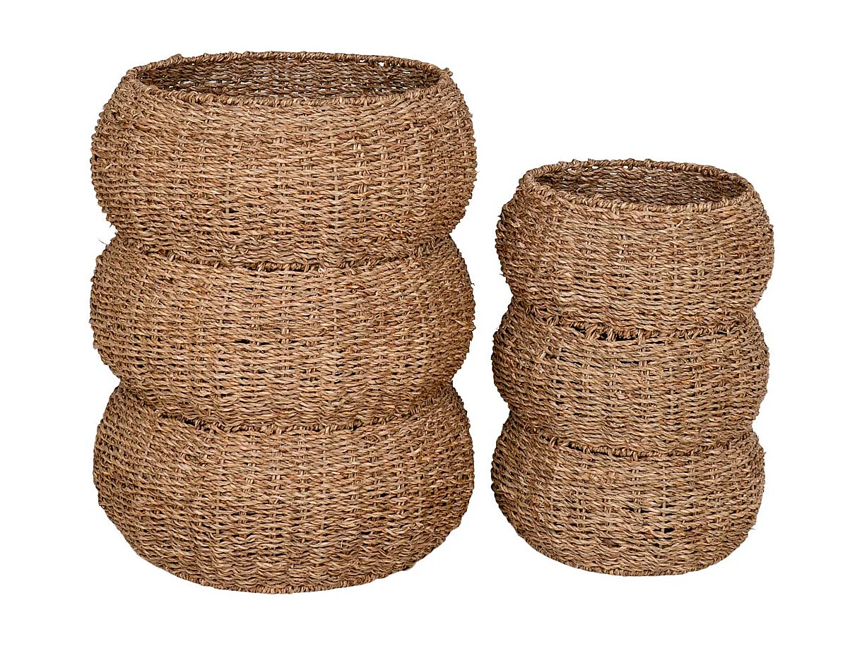 Sarbas panier Ø25/35cm lot de 2 naturel.