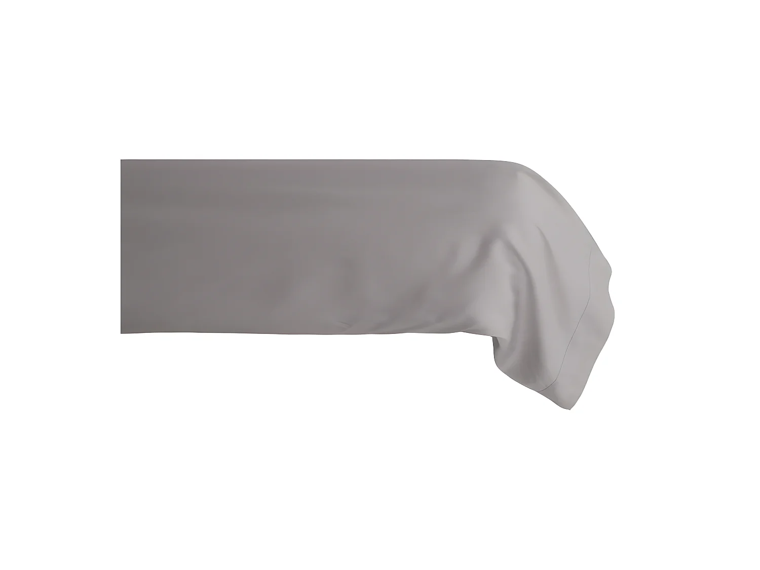 Taie de traversin percale pur coton peigné longues fibres 80 fils/cm² Vent du sud
