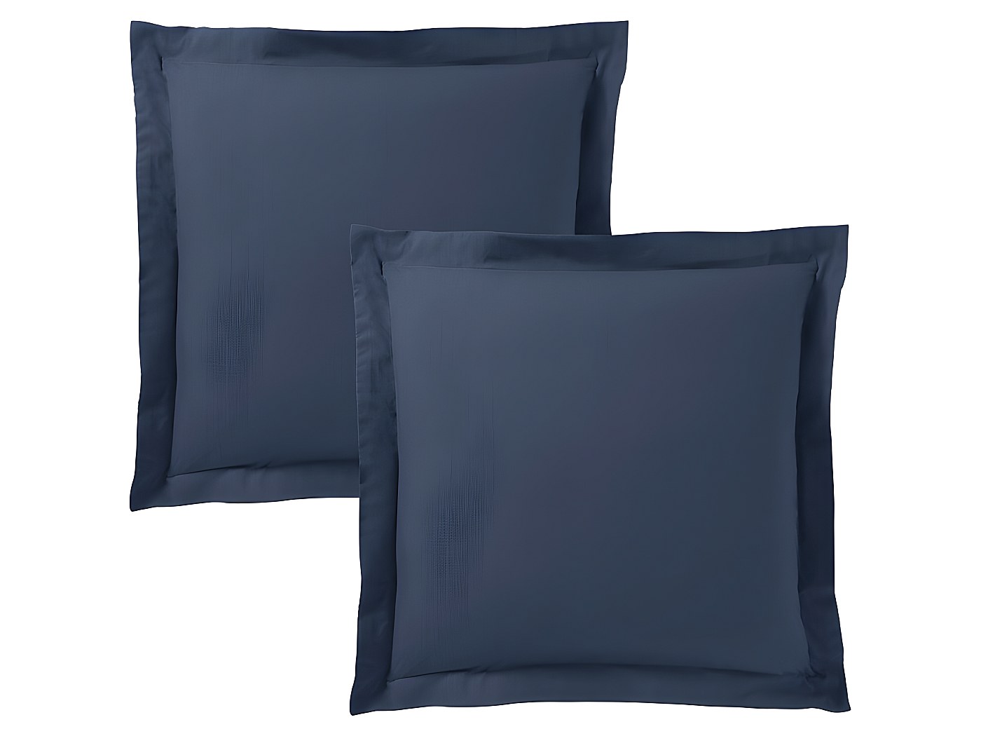 Lot De 2 Taies D'oreiller Standard Pottery Barn Pingouin - 30x20 Pouces - Bleu