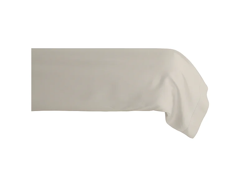 Taie de traversin percale pur coton peigné longues fibres 80 fils/cm² Vent du sud