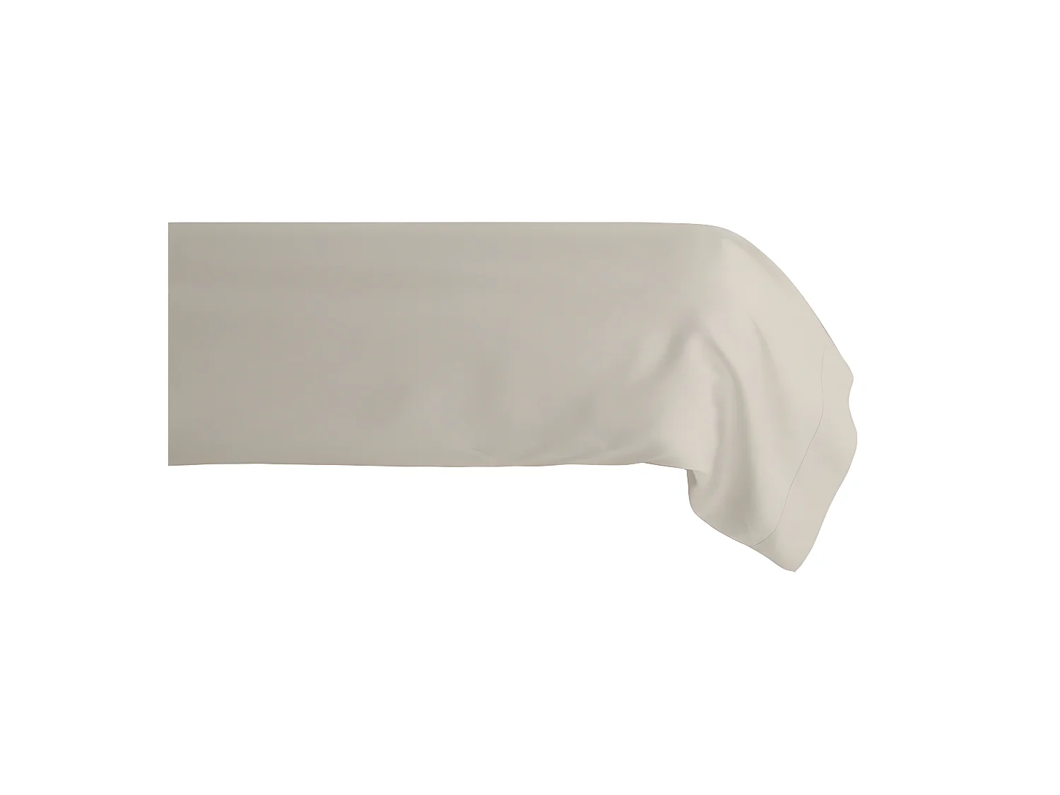 Taie de traversin percale pur coton peigné longues fibres 80 fils/cm² Vent du sud