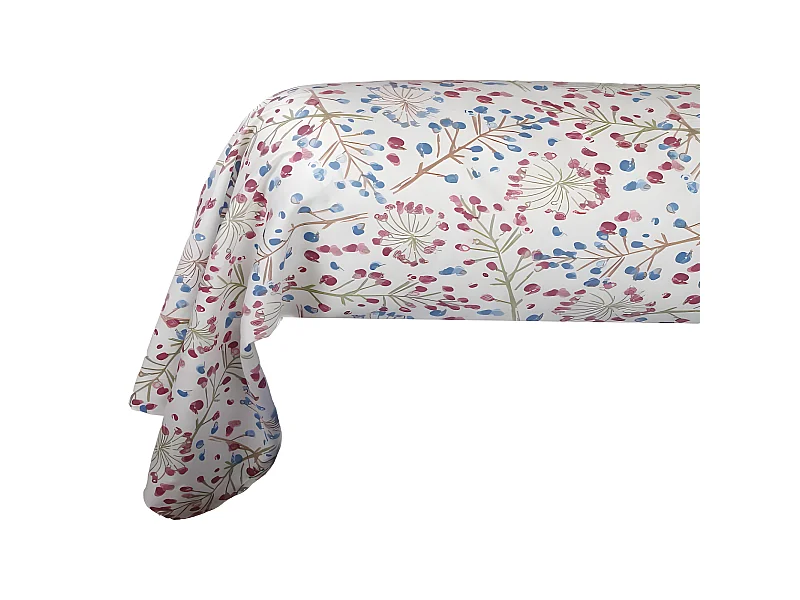 Taie de traversin 100% "Satin de coton Peigné" / 80 fils /cm²