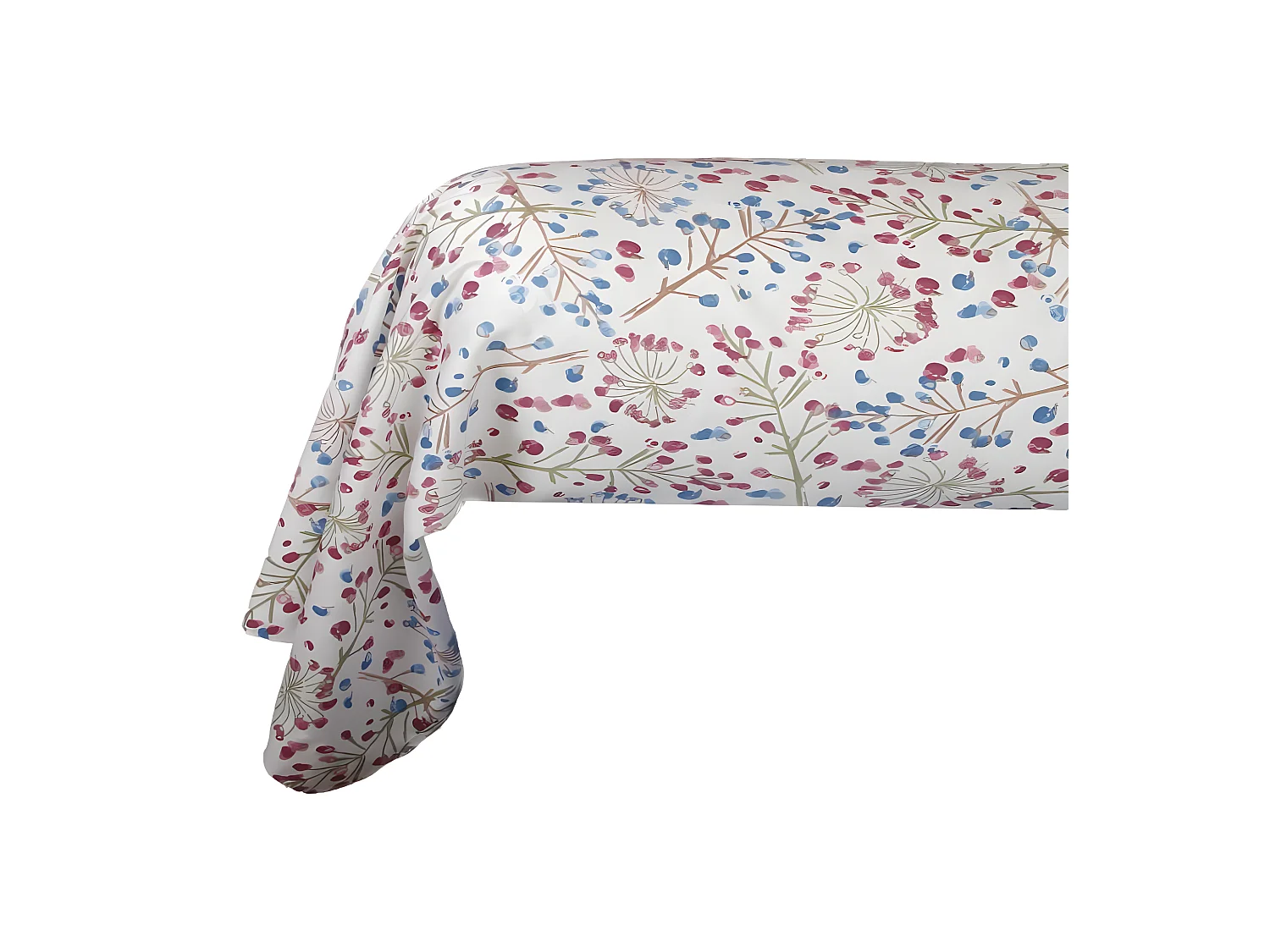 Taie de traversin 100% "Satin de coton Peigné" / 80 fils /cm²