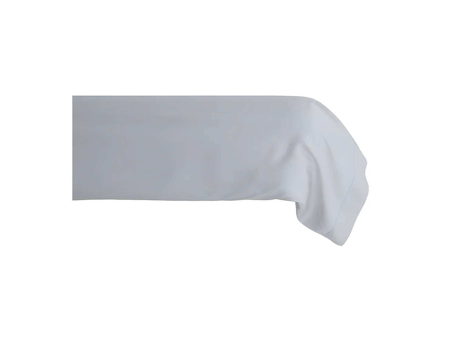 Taie de traversin percale pur coton peigné longues fibres 80 fils/cm² Vent du sud