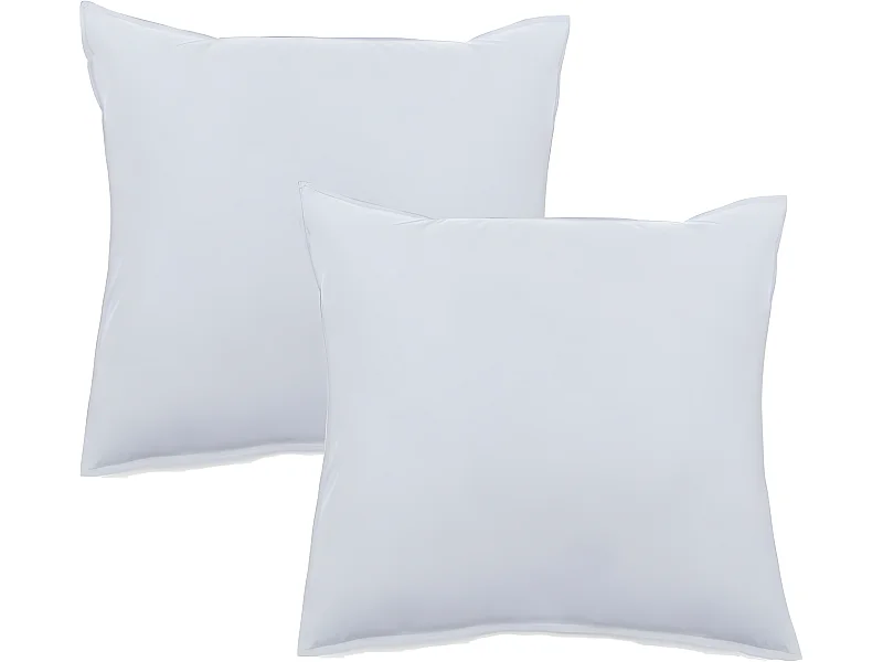 Lot de 2 taies d'oreiller Palace pur coton teint lavé 63 fils/cm² Vent du sud