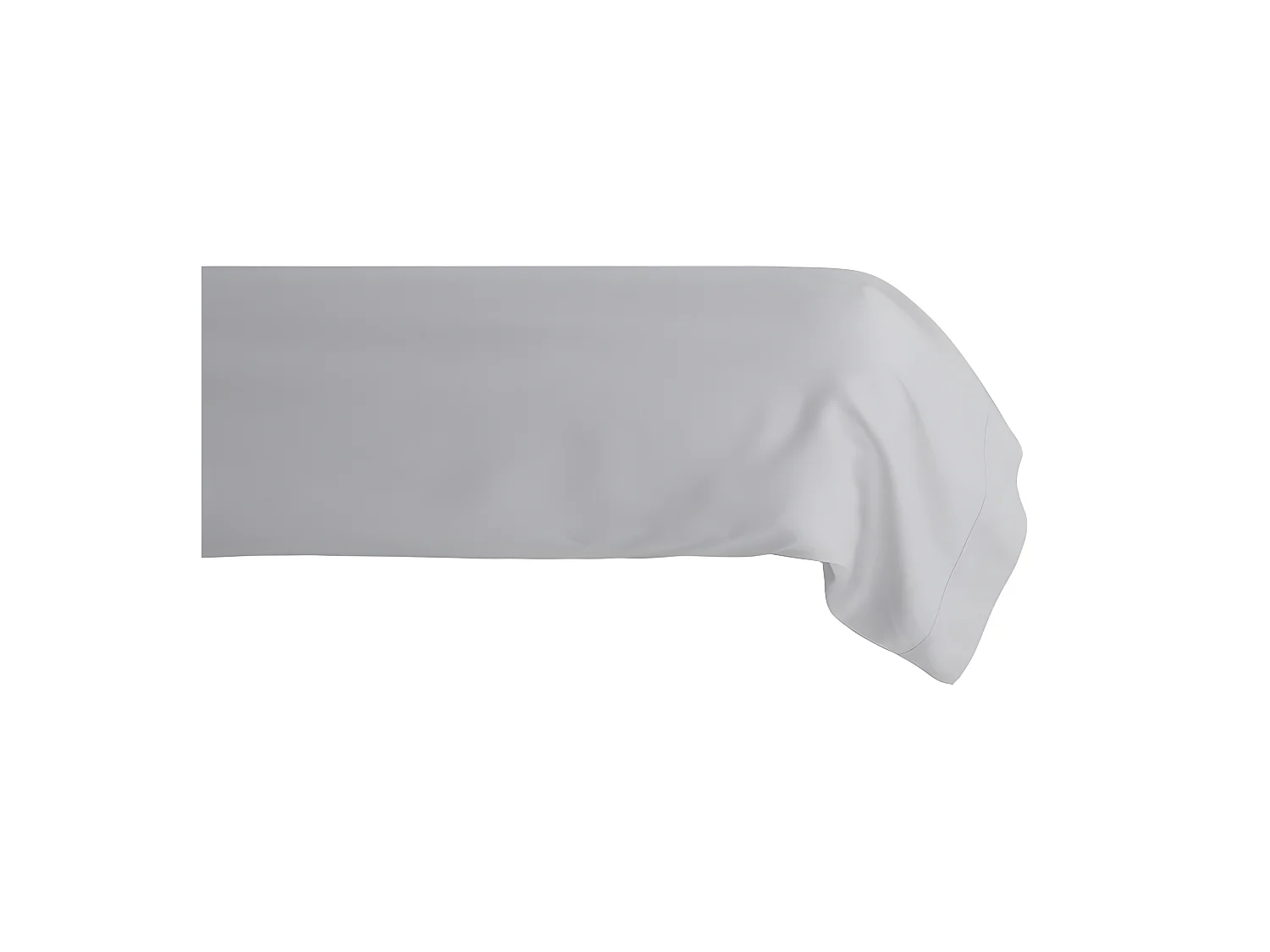 Taie de traversin percale pur coton peigné longues fibres 80 fils/cm² Vent du sud