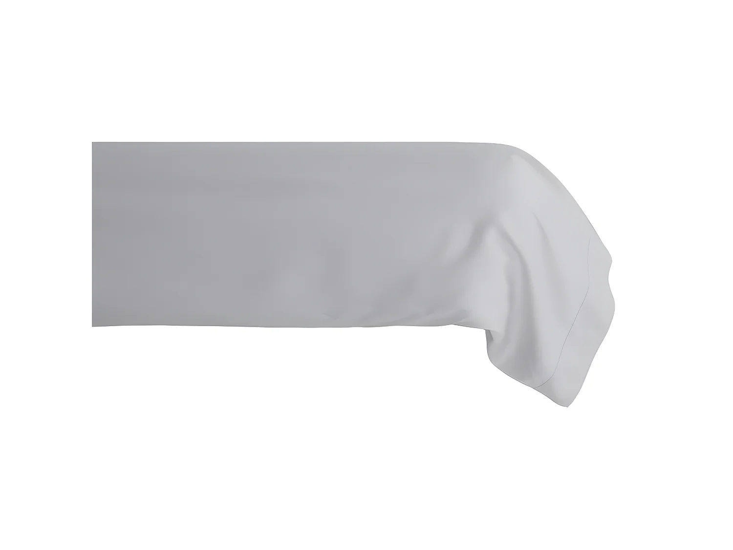 Taie de traversin percale pur coton peigné longues fibres 80 fils/cm² Vent du sud