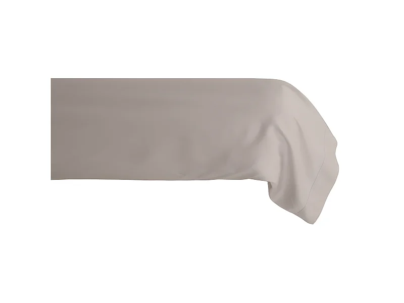 Taie de traversin percale pur coton peigné longues fibres 80 fils/cm² Vent du sud