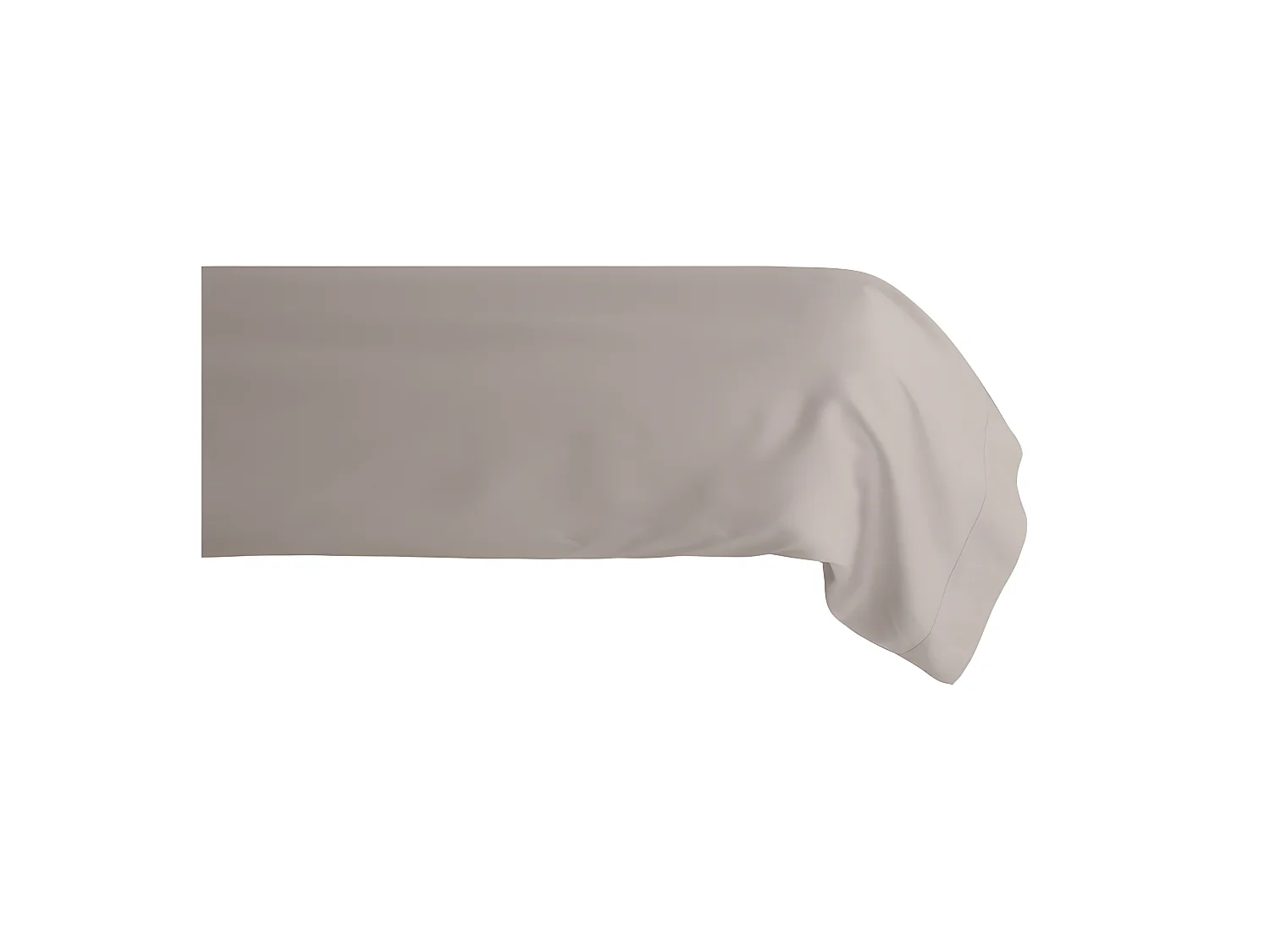 Taie de traversin percale pur coton peigné longues fibres 80 fils/cm² Vent du sud