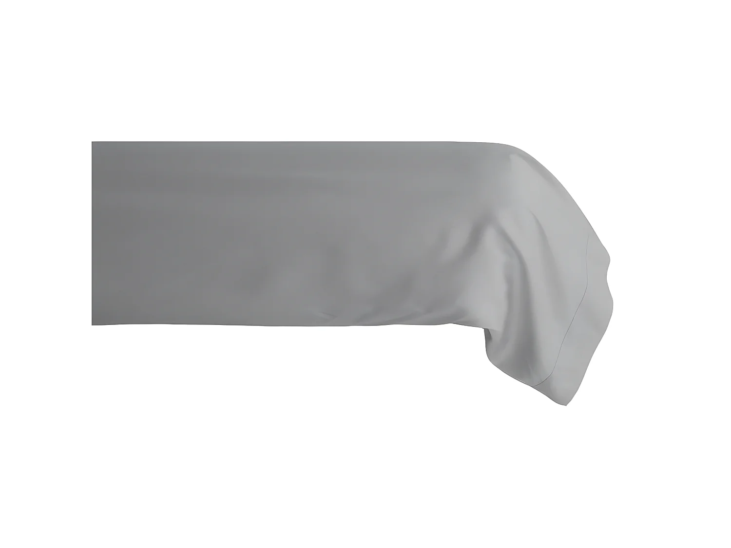 Taie de traversin percale pur coton peigné longues fibres 80 fils/cm² Vent du sud