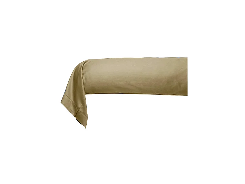 Taie de traversin 100% "Satin de coton Peigné" / 80 fils /cm²
