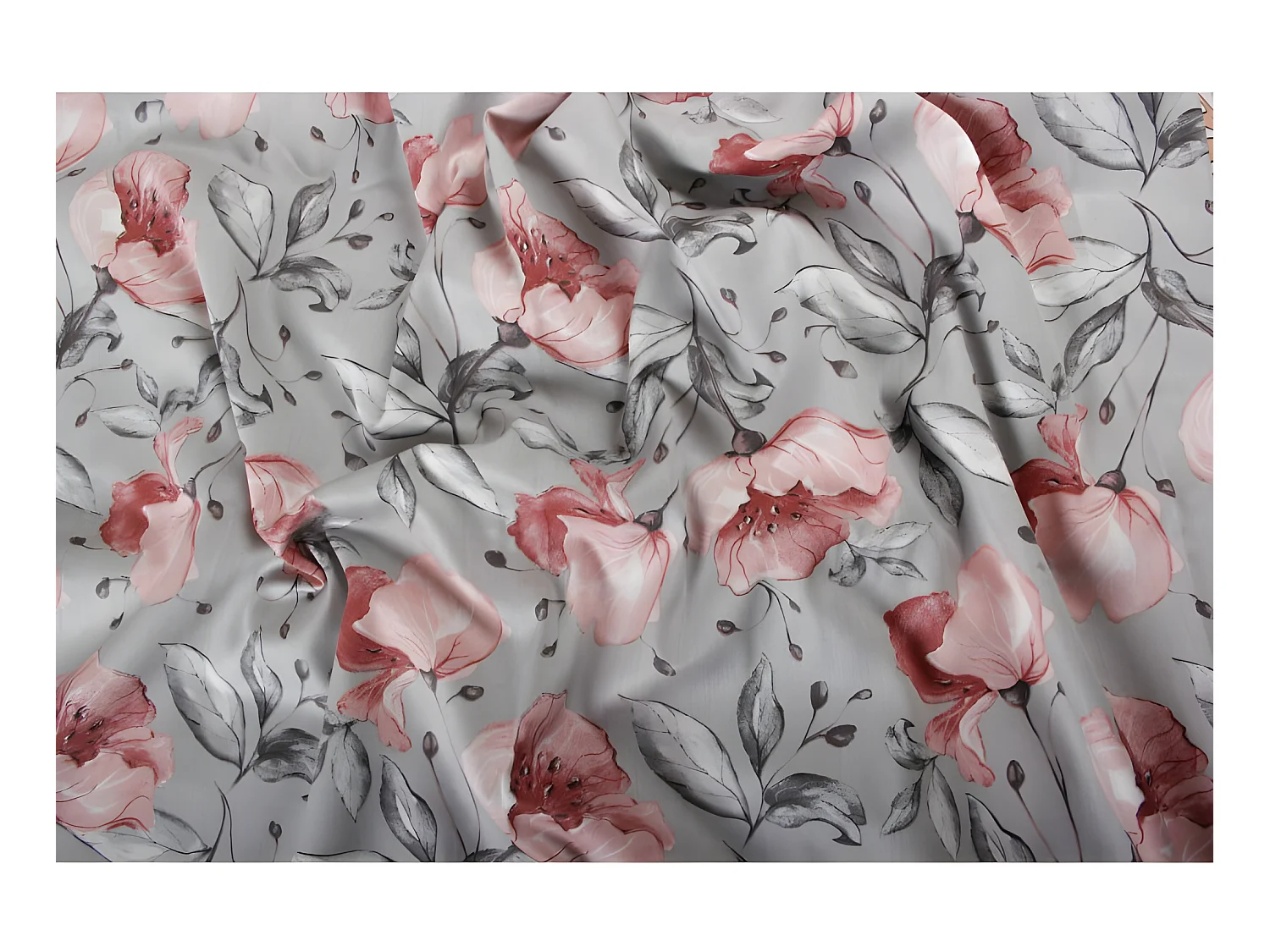 Taie de traversin 100% "Satin de coton Peigné" / 80 fils /cm²