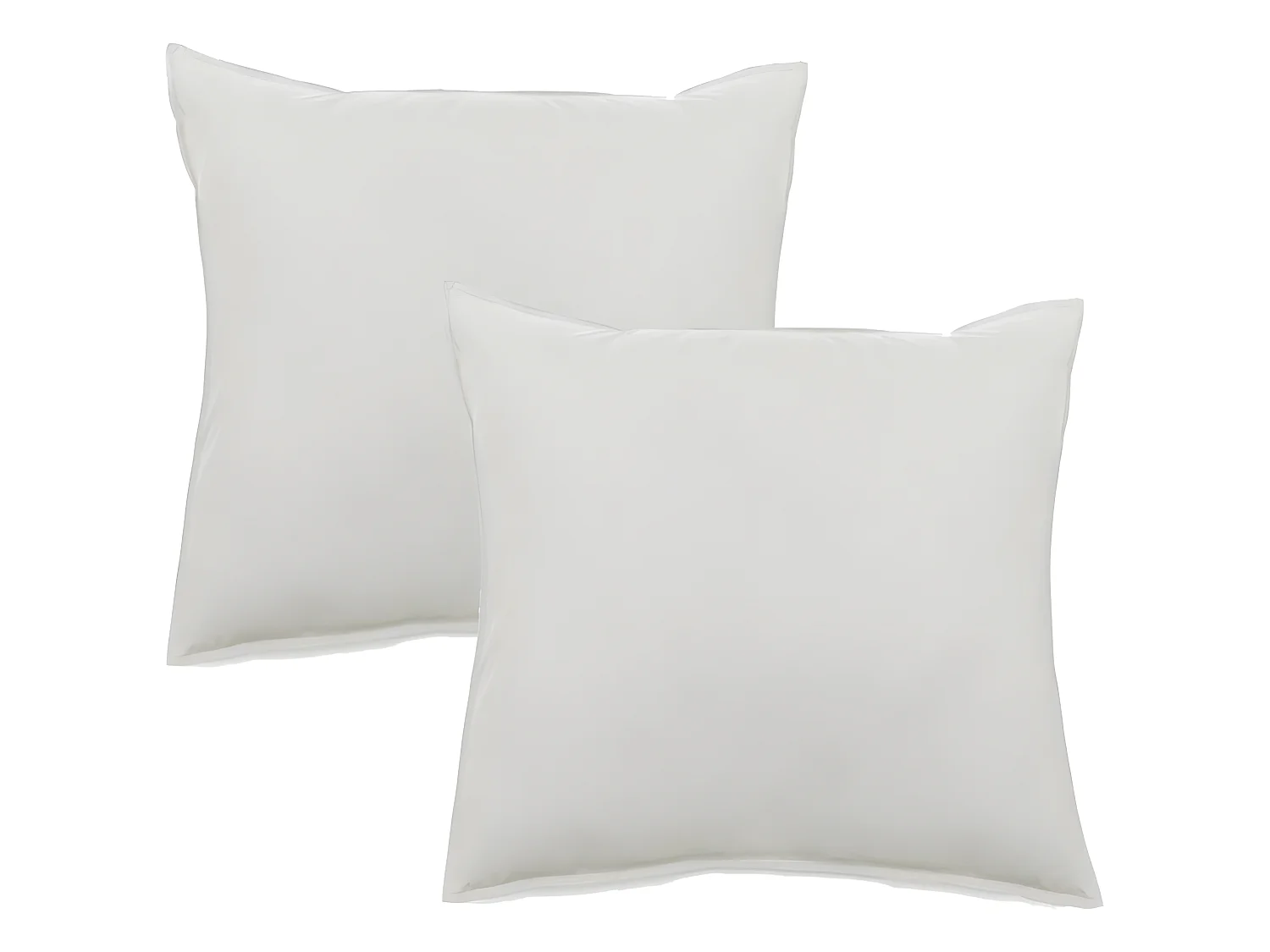 Lot de 2 taies d'oreiller Palace pur coton teint lavé 63 fils/cm² Vent du sud