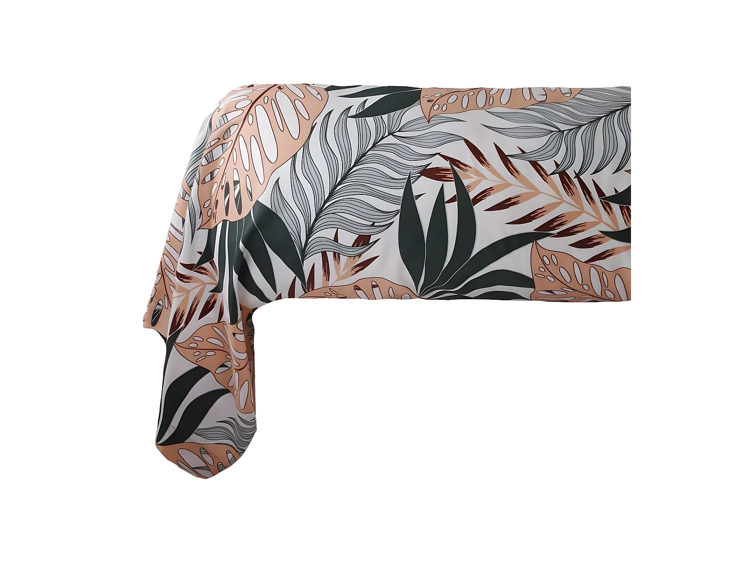 Taie de traversin 100% "Satin de coton Peigné" / 80 fils /cm²