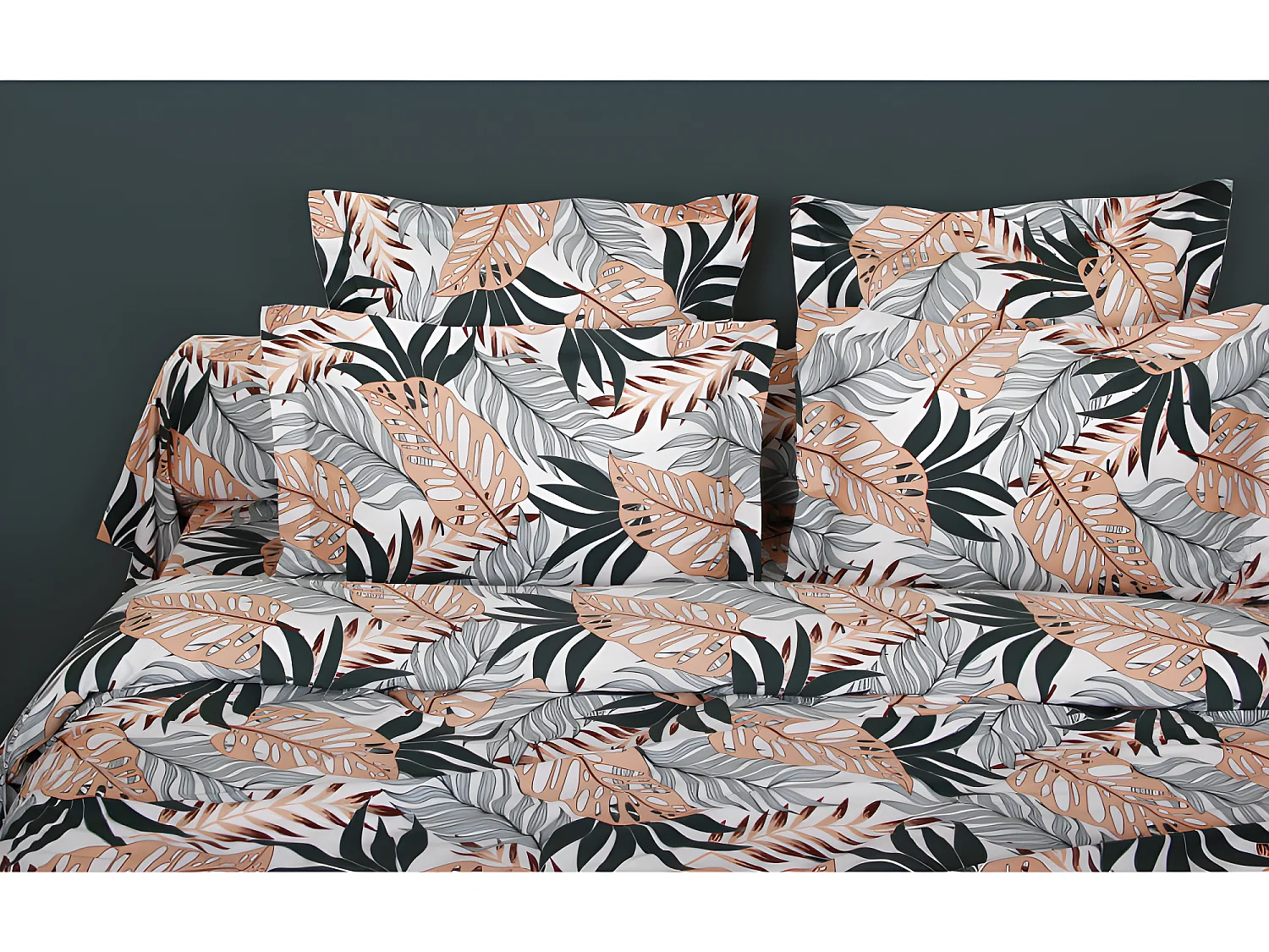 Taie de traversin 100% "Satin de coton Peigné" / 80 fils /cm²