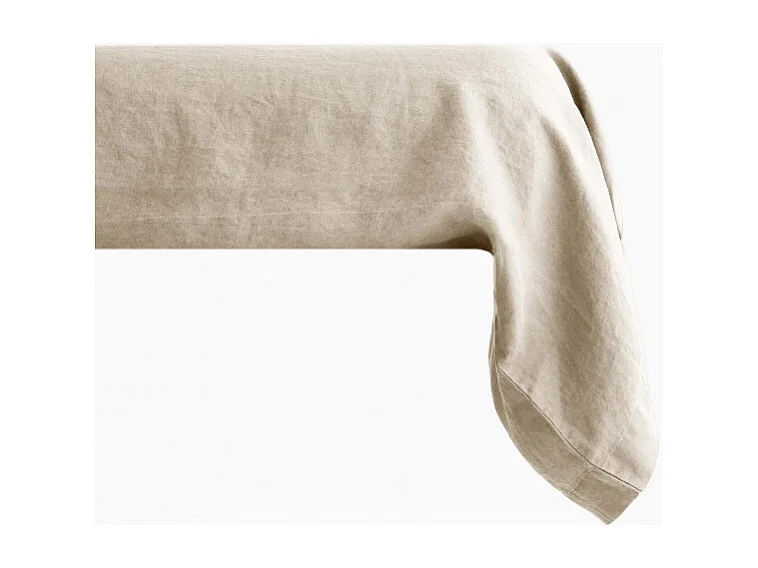 Taie de traversin Palace pur coton teint lavé, 63 fils/cm² Vent du sud