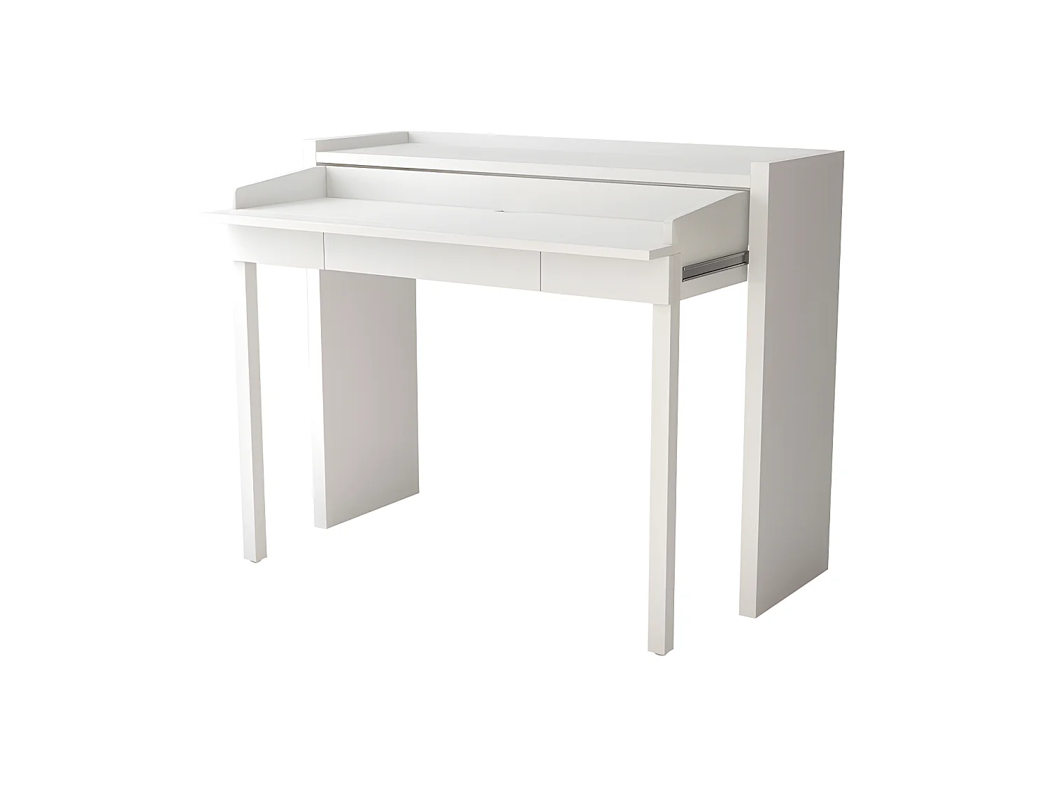 Mel - Console bureau extensible - Blanc