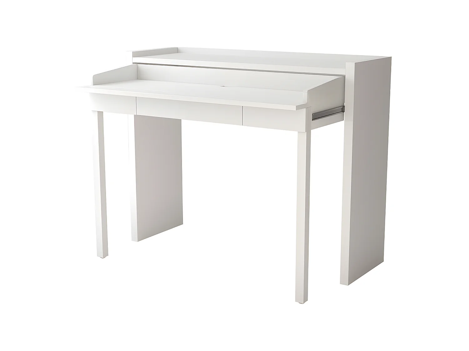 Mel - Console bureau extensible - Blanc