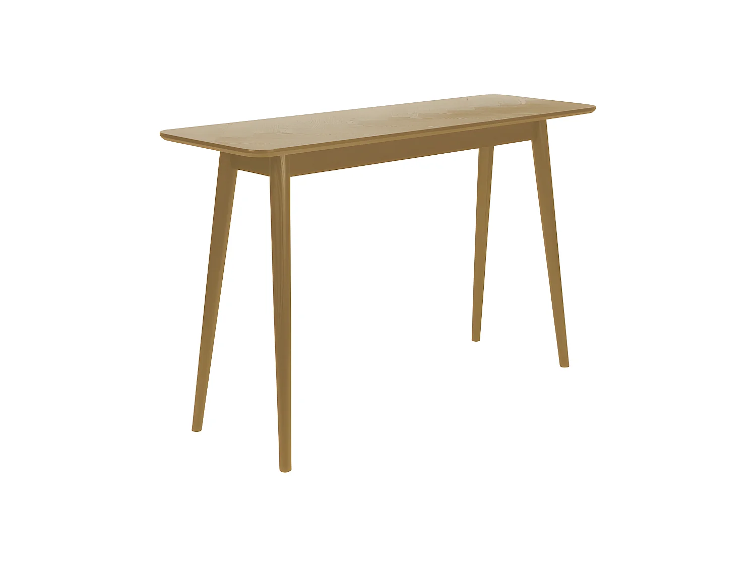 Fabio - Console en bois 120x40cm - Bois clair