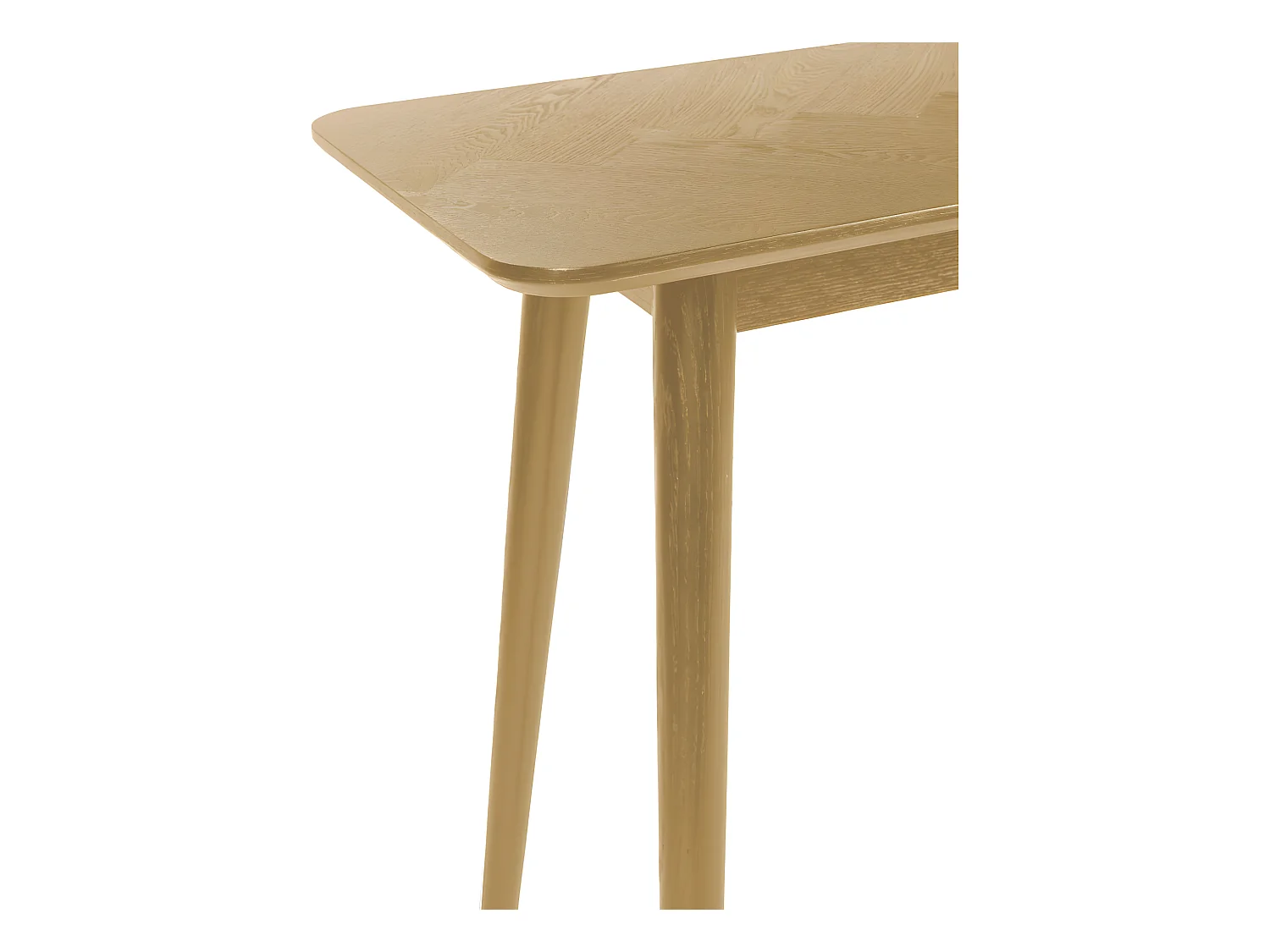 Fabio - Console en bois 120x40cm - Bois clair