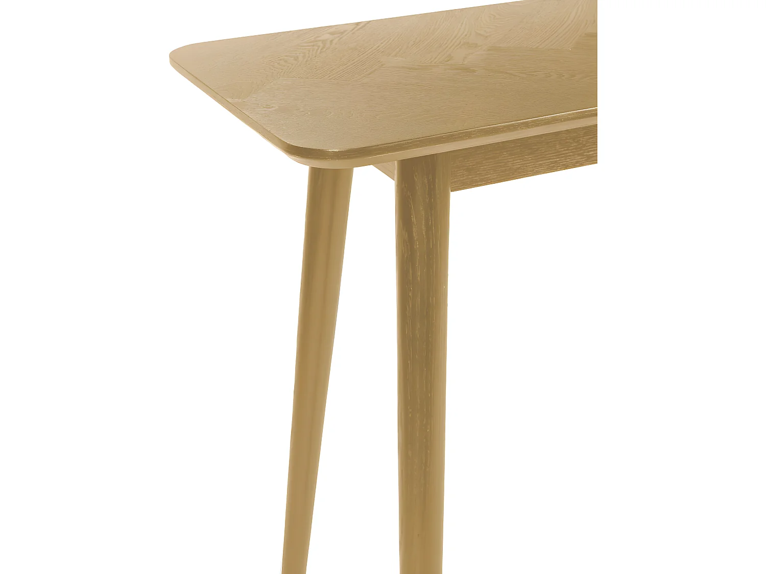 Fabio - Console en bois 120x40cm - Bois clair