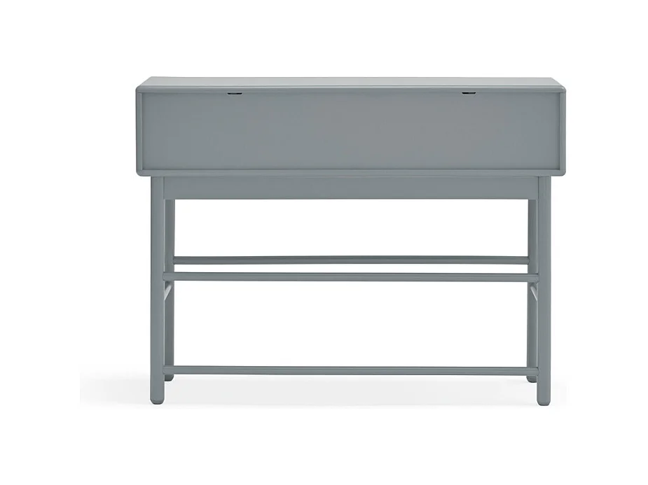 Corvo - Console 1 porte 2 tiroirs en bois L180cm - Gris clair