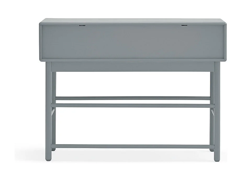 Corvo - Console 1 porte 2 tiroirs en bois L180cm - Gris clair