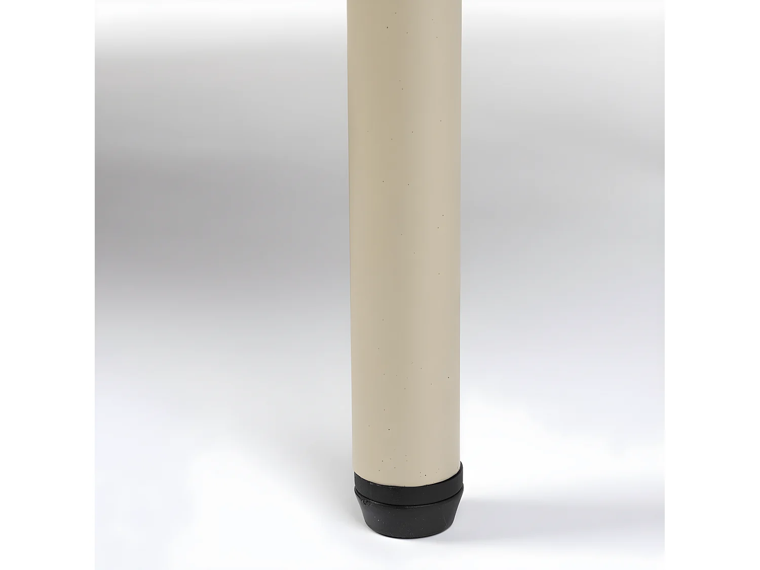 Amaya - Console 2 tiroirs en bois et métal : Couleur - Beige