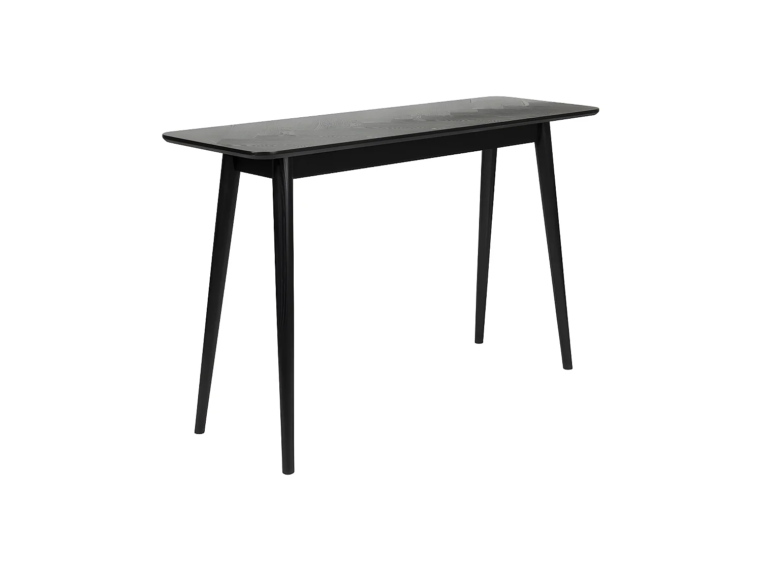 Fabio - Console en bois 120x40cm - Noir