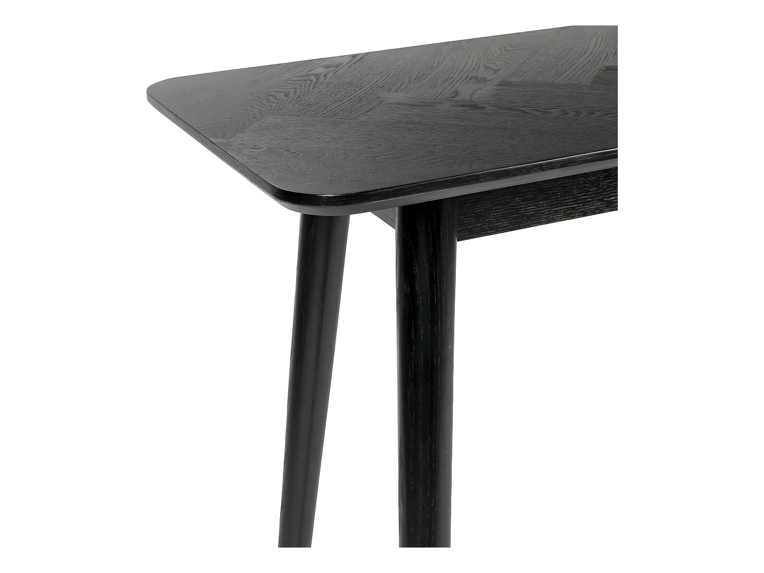 Fabio - Console en bois 120x40cm - Noir