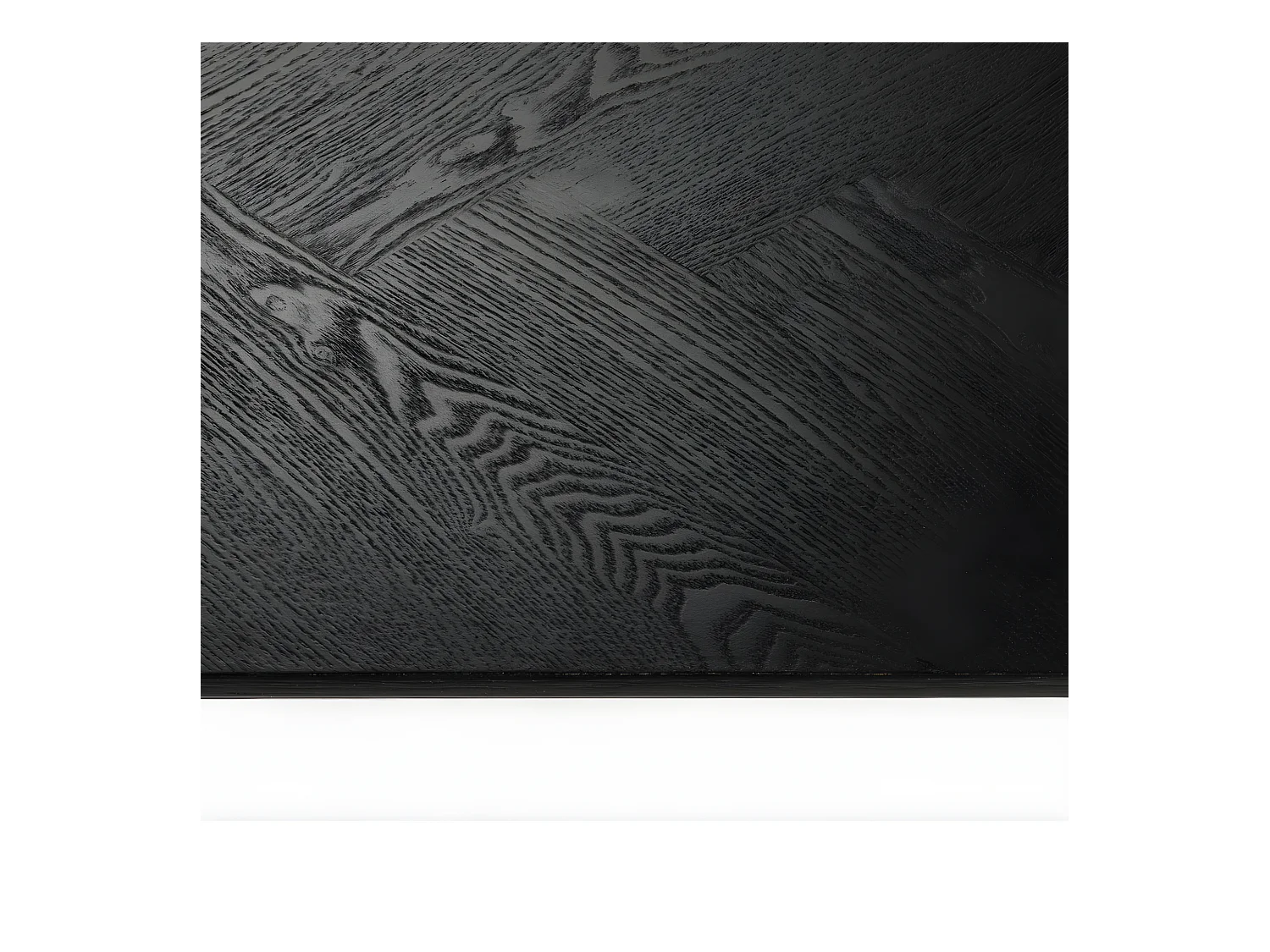 Fabio - Console en bois 120x40cm - Noir