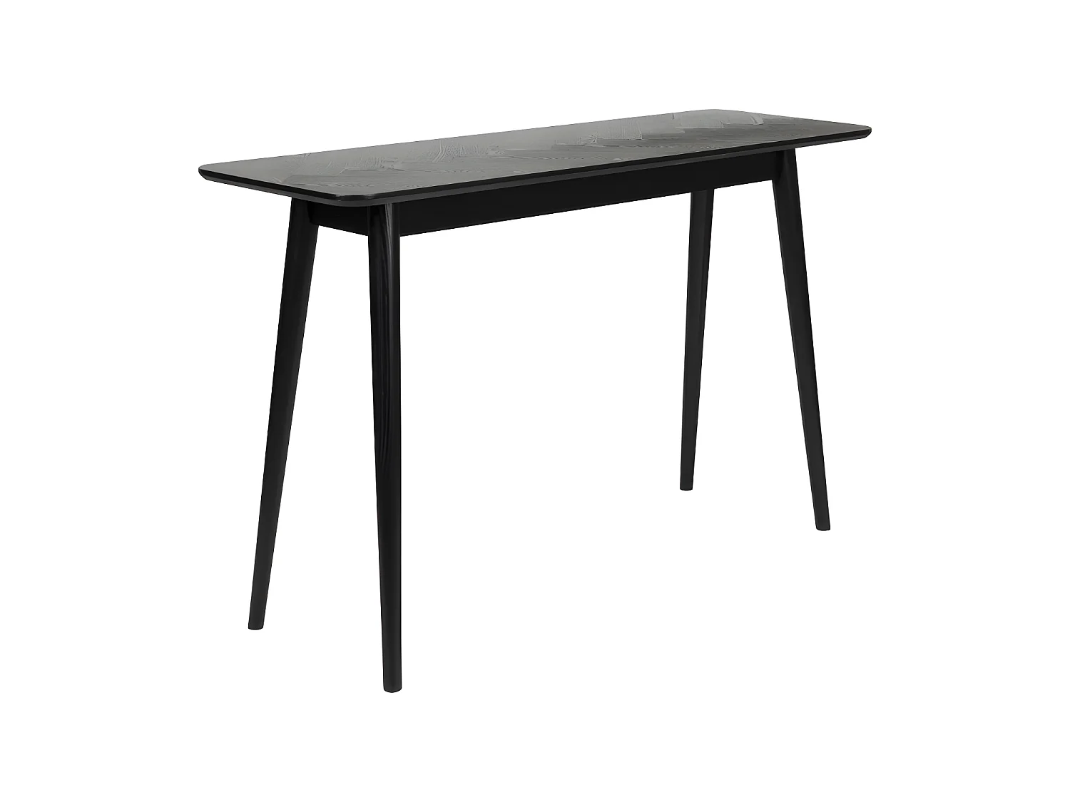 Fabio - Console en bois 120x40cm - Noir
