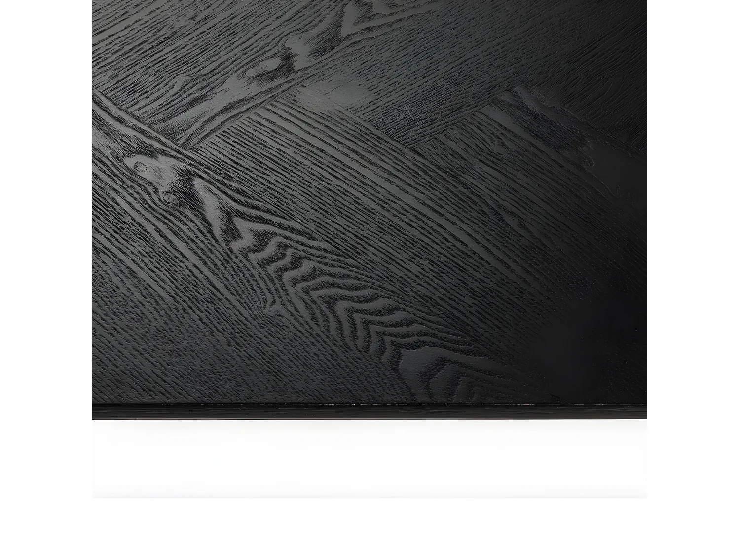 Fabio - Console en bois 120x40cm - Noir