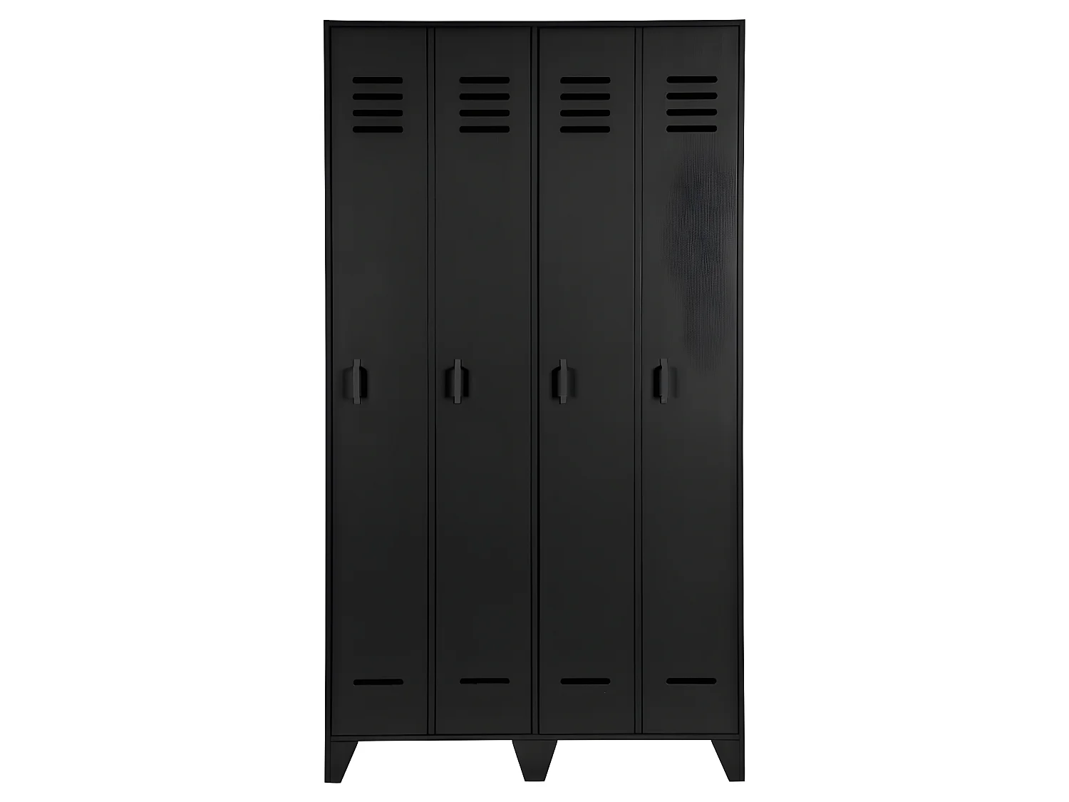 Stijn - Armoire vestiaire 2 portes - Noir