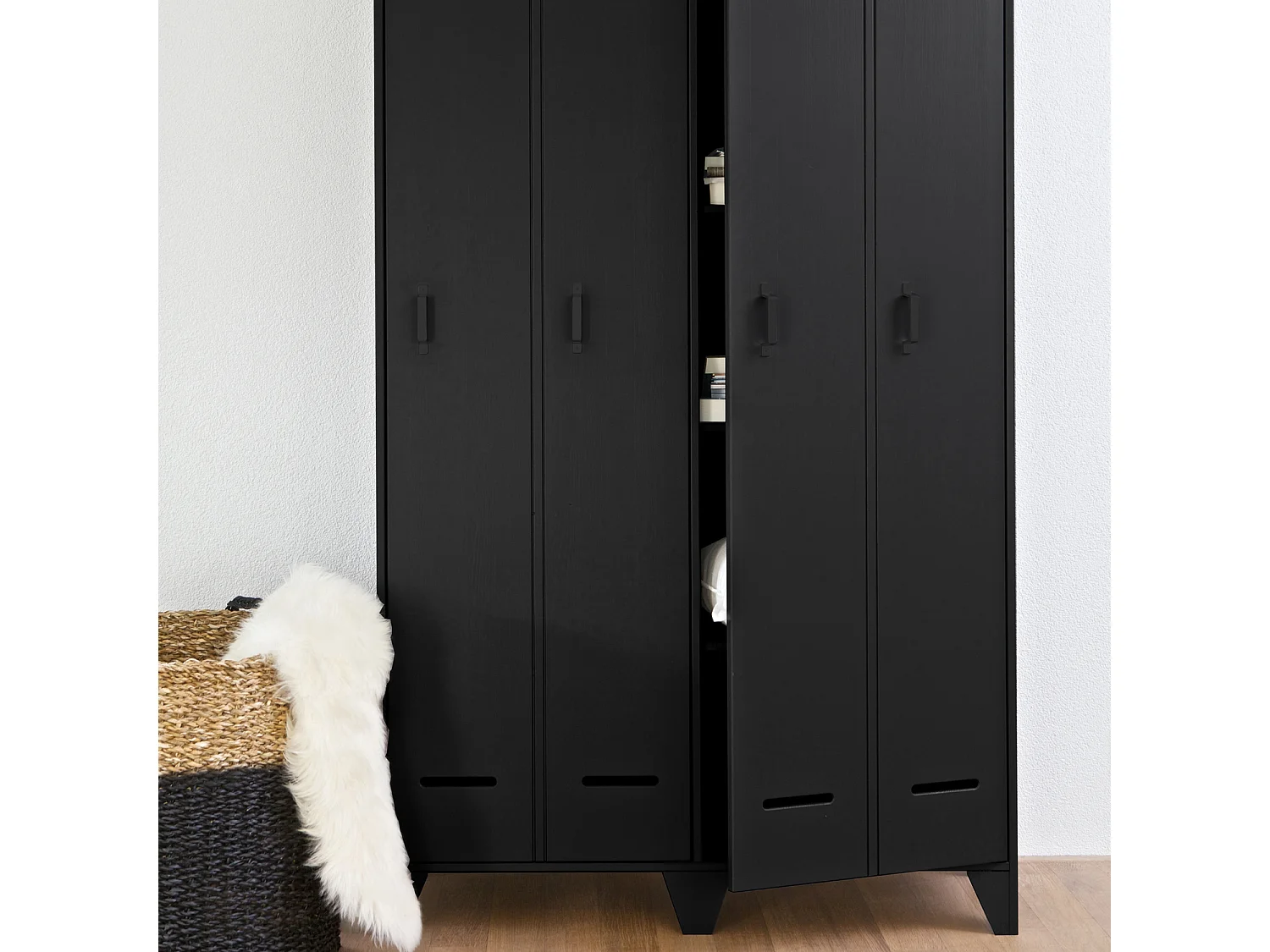 Armoire 2 portes en pin STIJN