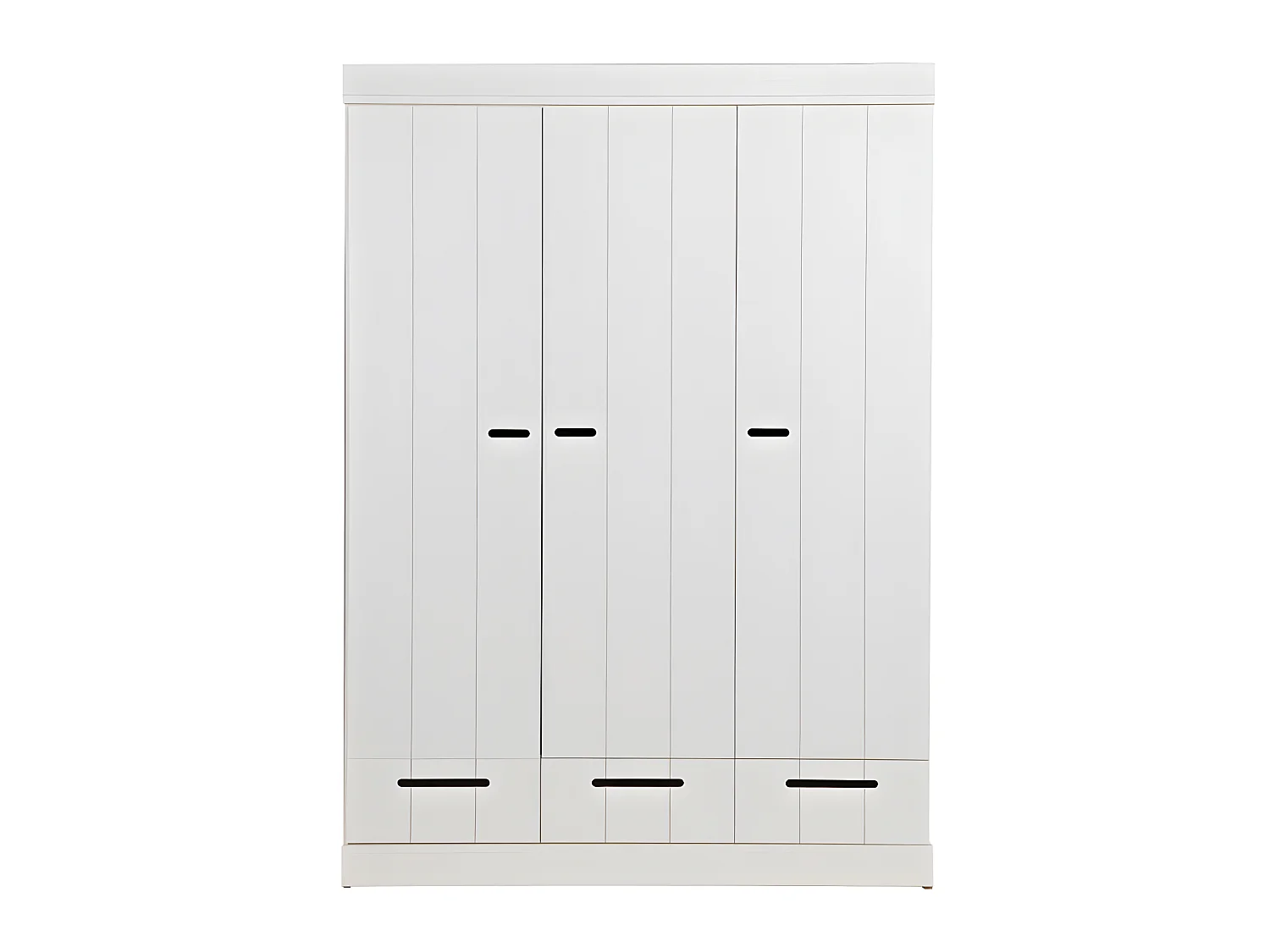 Connect - Armoire vestiaire 3 portes / 3 tiroirs - Blanc