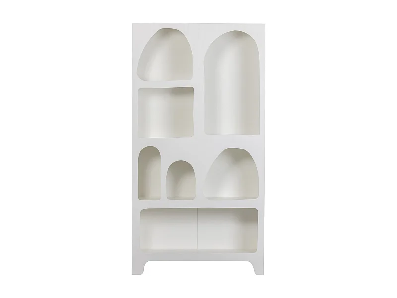 CAZ - Bibliothèque en contreplaqué avec niches