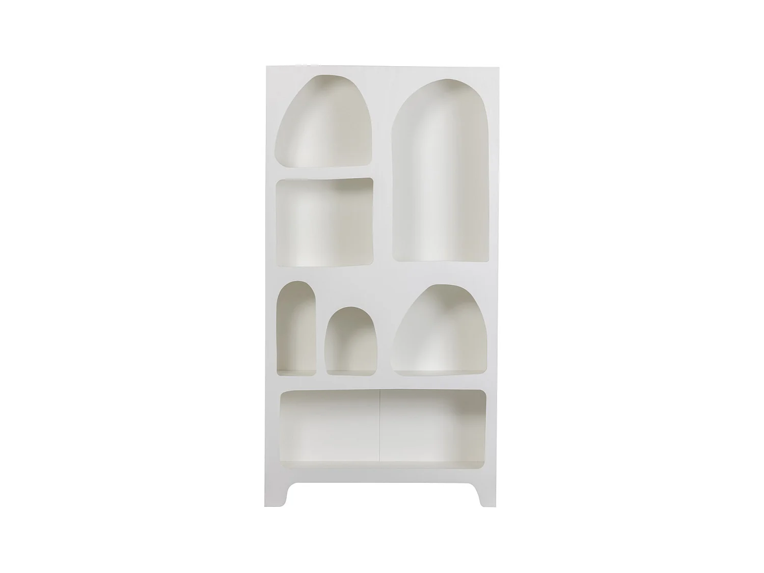 CAZ - Bibliothèque en contreplaqué avec niches