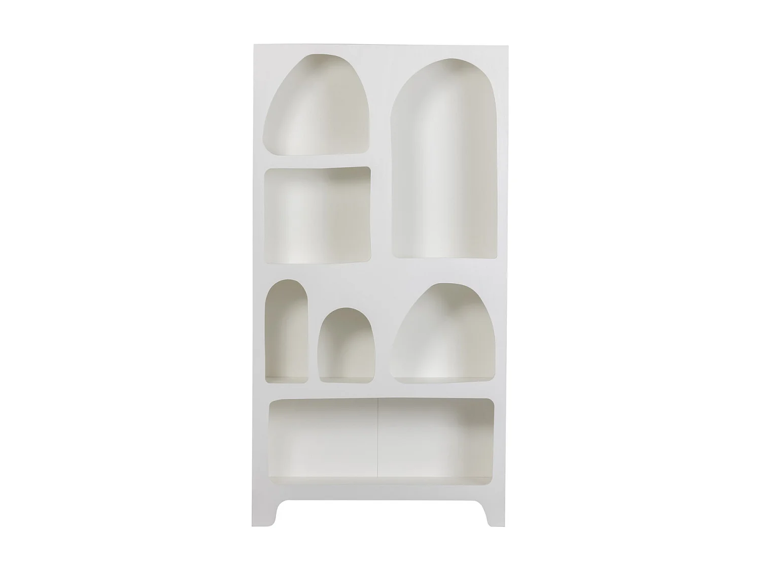 CAZ - Bibliothèque en contreplaqué avec niches