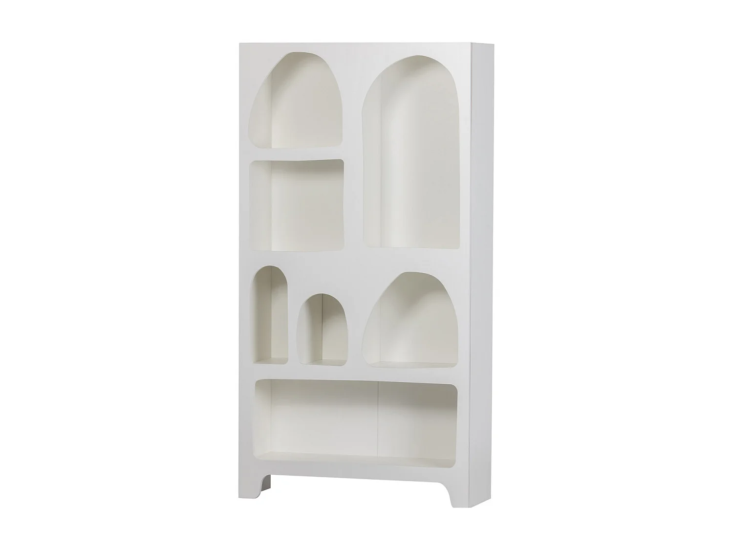 CAZ - Bibliothèque en contreplaqué avec niches