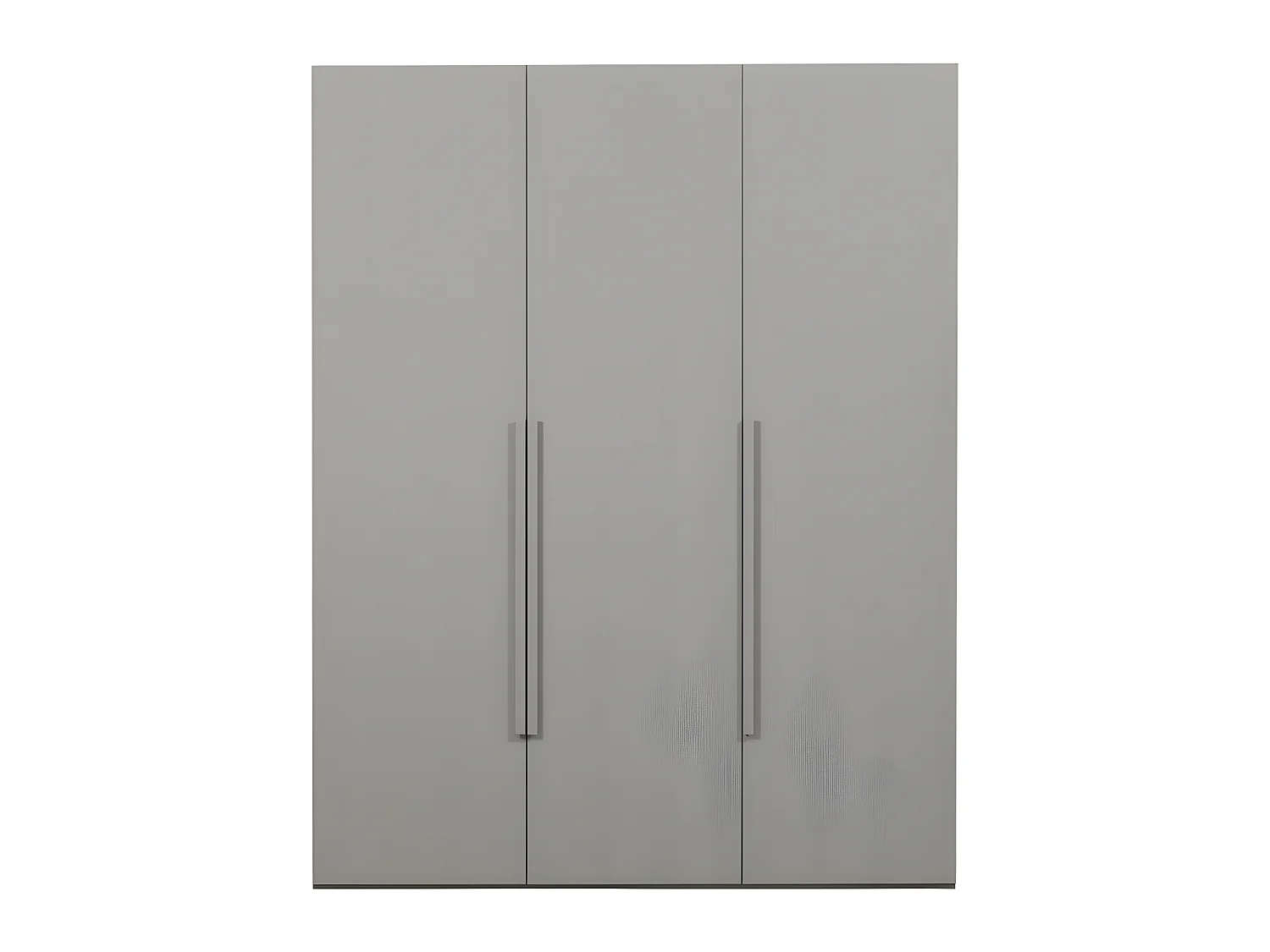 Rens - Armoire 3 portes en bois H210cm - Gris clair