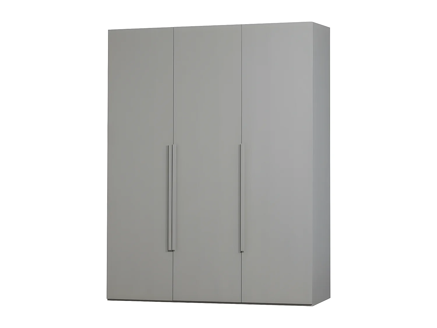 Rens - Armoire 3 portes en bois H210cm - Gris clair
