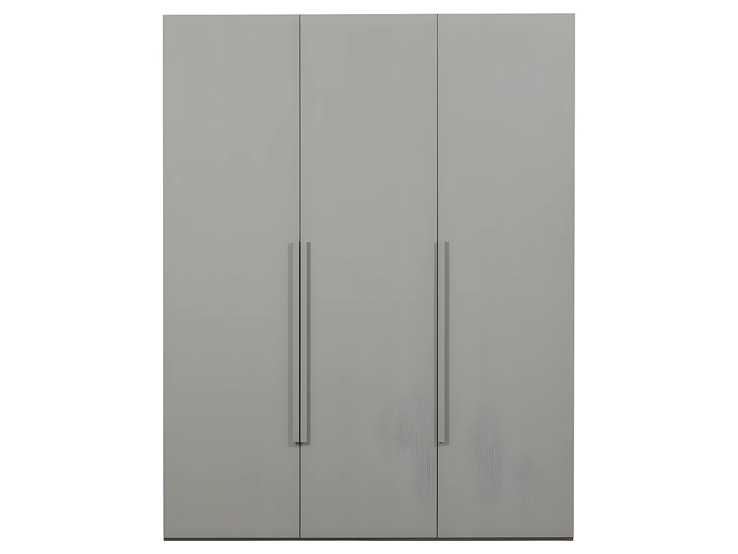 Rens - Armoire 3 portes en bois H210cm - Gris clair