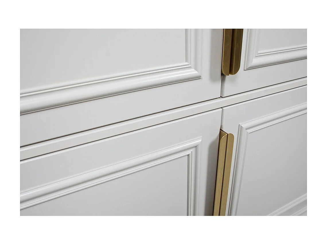 Organize - Armoire 2 portes en bois H215cm - Gris nuage