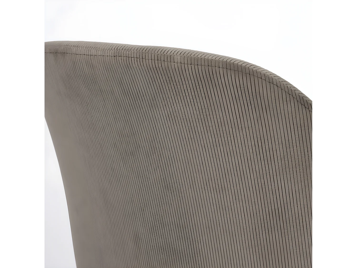 Junzo - Chaise de bureau pivotante à roulettes - Taupe