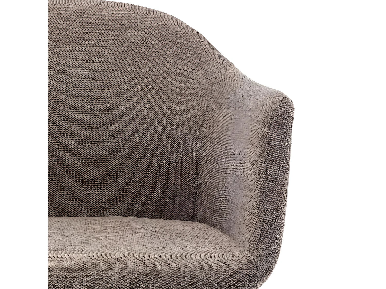 Kooij - Chaise de bureau en tissu et métal - Taupe