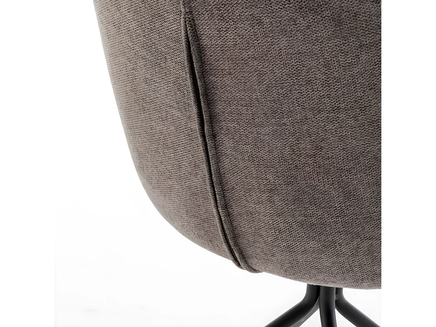 Kooij - Chaise de bureau en tissu et métal - Taupe